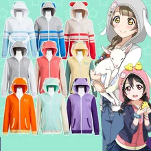 LoveLive! Школьный идол проект Zoo Kousaka Honoka Minami Kotori Уми Сонода Лолита куртка в стиле каваи пальто