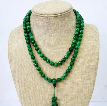 

Emerald Emerald Green Dry Green Tielongsheng Bracelet 108 Bead Hand Strings