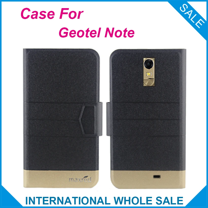 

Super! 2017 Note Geotel Case New Arrival 5 Colors Factory Direct Flip Leather Exclusive Case For Geotel Note Cover