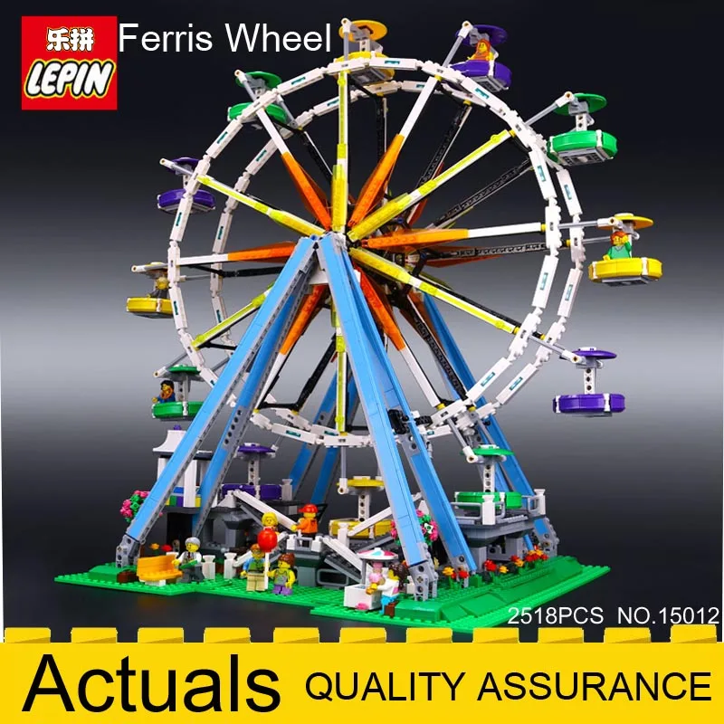 

LEPIN CREATOR 15012 City Expert Ferris Wheel model building kit Assembling Bricks magnetic blocks LEGOingly 10247 DIY Funny Toys