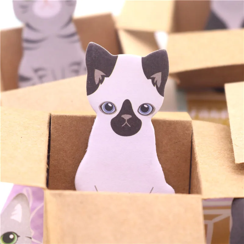 3d наклейки в виде кота и собаки милые корейские канцелярские принадлежности