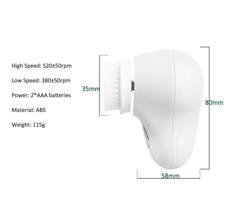 Многофункциональная щетка для чистки лица/Водонепроницаемая электрическая пилинг для лица/электрическая стиральная машина