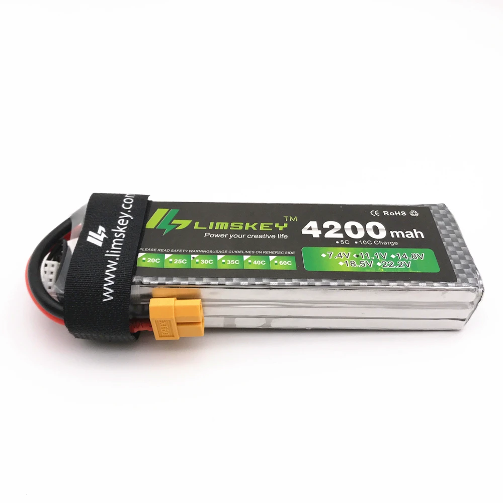 Limskey power Lipo аккумулятор 11,1 V 4200mAh 3S 30C Max 60C T Разъем для RC вертолета Qudcopter автомобиля самолета