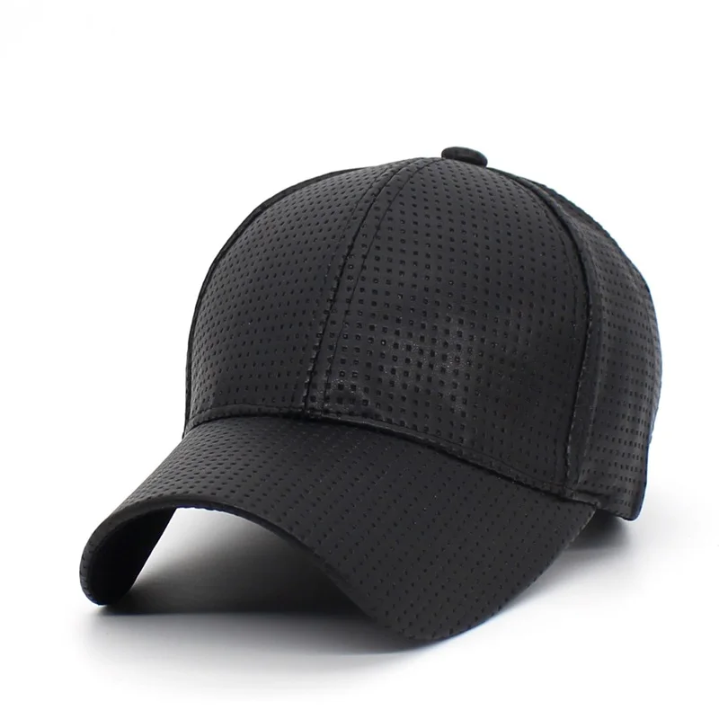 Minhui Новая мода плед Бейсболки для женщин Искусственная кожа Snapback Шапки для Для мужчин Для женщин Регулируемая Хип-хоп Кепки Casquette Gorras - Цвет: black
