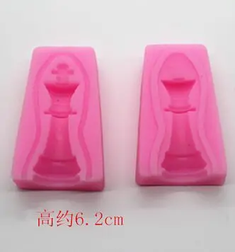 3D Chess chocolate mold clay bakery mold Fondant Cake Decorating mould