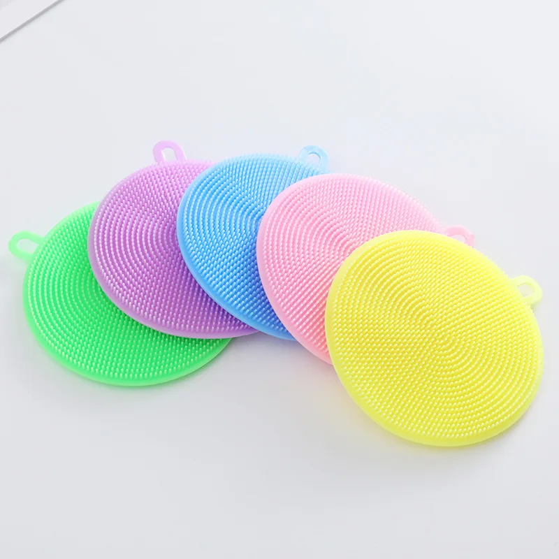

Multifunction Magic Dish Washing Brush Kitchen Multifunction Silicone Scouring Pad Pot Pan Wash Brushes Kitchen Cleaner Tool