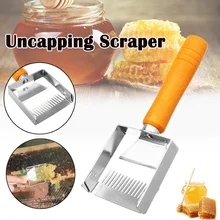 Пчелиный улей из нержавеющей стали Uncapping вилка для меда Скребок Лопата инструмент пчеловода corefly