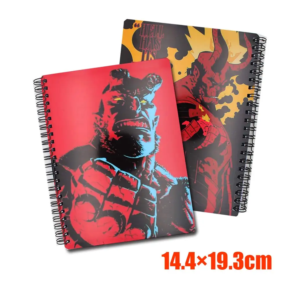 

Hellboy Movie Spiral Notebook Blank Paper Notepad Planner Diary Journal Office School Supplies Travel Drawing Notebooks Gift New