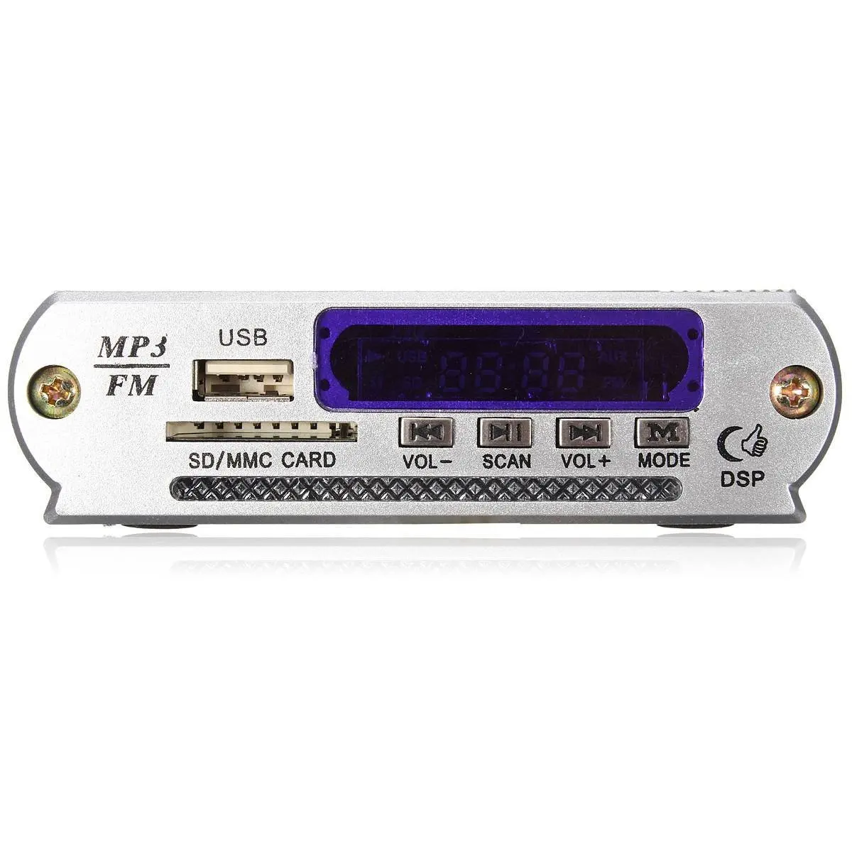 Мини Авто USB цифровой светодиодный SD аудио усилитель MP3 декодер SD/MMC карты U Stick FM радио плеер с пультом дистанционного управления