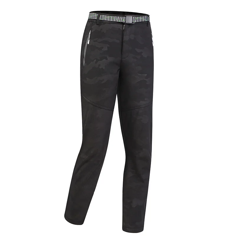 Invierno, senderismo pantalón viento calor de camuflaje repelente respiraba de cáscara suave Trekking los hombres y las mujeres Pantalones