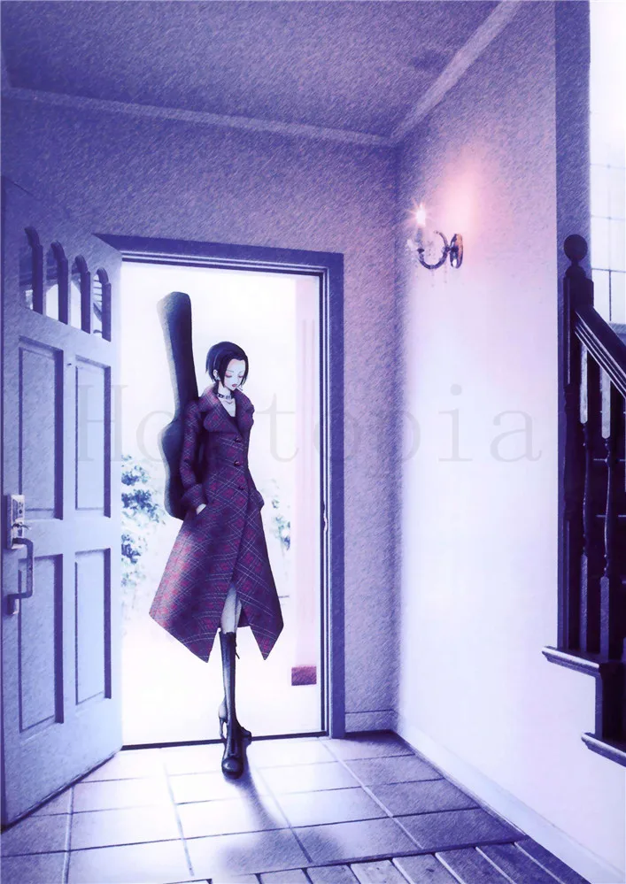 Нана аниме постеры белая бумага с покрытием печатает Высокое разрешение четкое изображение гостиная спальня бар украшения дома искусство бренд - Цвет: Тёмно-синий