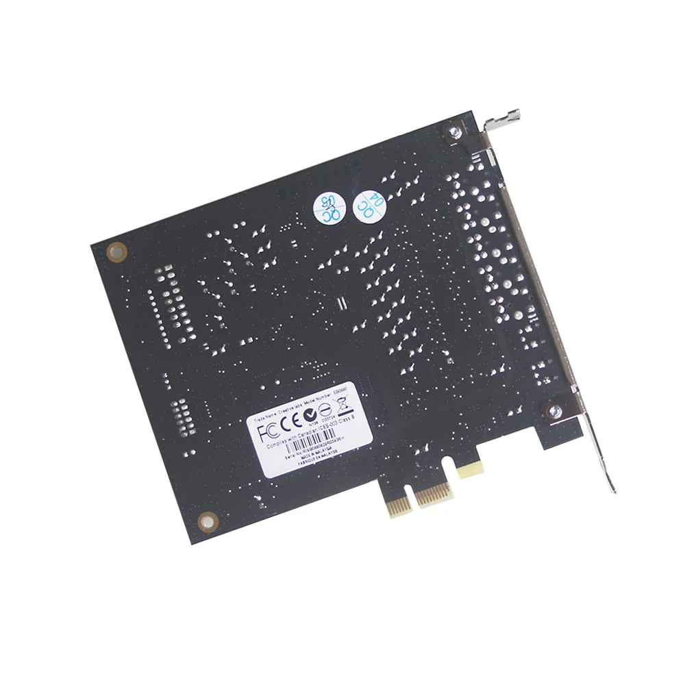 Креативный Sound Blaster SB0880 высокое качество PCI-E звуковые карты музыка кино игры настольный компьютер звуковая карта