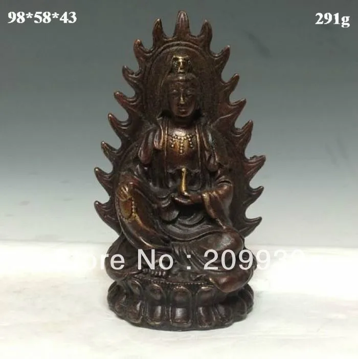 

00870 Chinese Bronze Statues&Kwan Yin