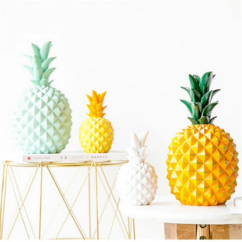 

Nordic Style Pineapple Money Saving Box Home Decoration Ornaments Shooting props Living Room Restaurant Wine Cabinet Decor -TZ