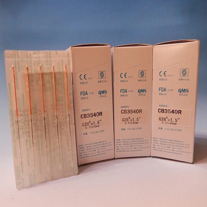

0.35 * 40 slimming whitening anti-acne conventional models of traditional Chinese medicine acupuncture needles 100pcs/pack