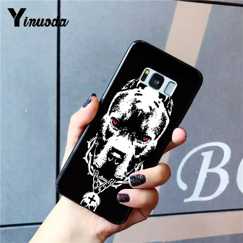 Yinuoda Pit Bull прекрасная комнатная собачка Pitbull love TPU чехол для телефона samsung Galaxy S9 plus S7 edge S6 edge plus S10 S8 plus чехол