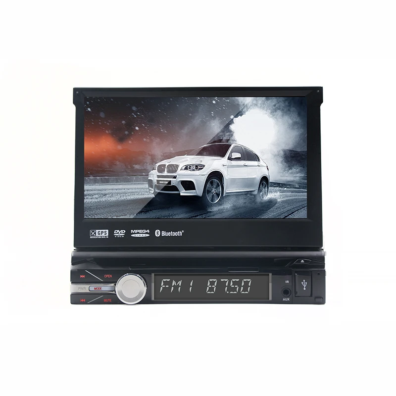 Автомагнитола 2 ГБ + 16 дюймов Android 7 1 стерео Din DVD плеер gps аудио радио поддержка Wi Fi
