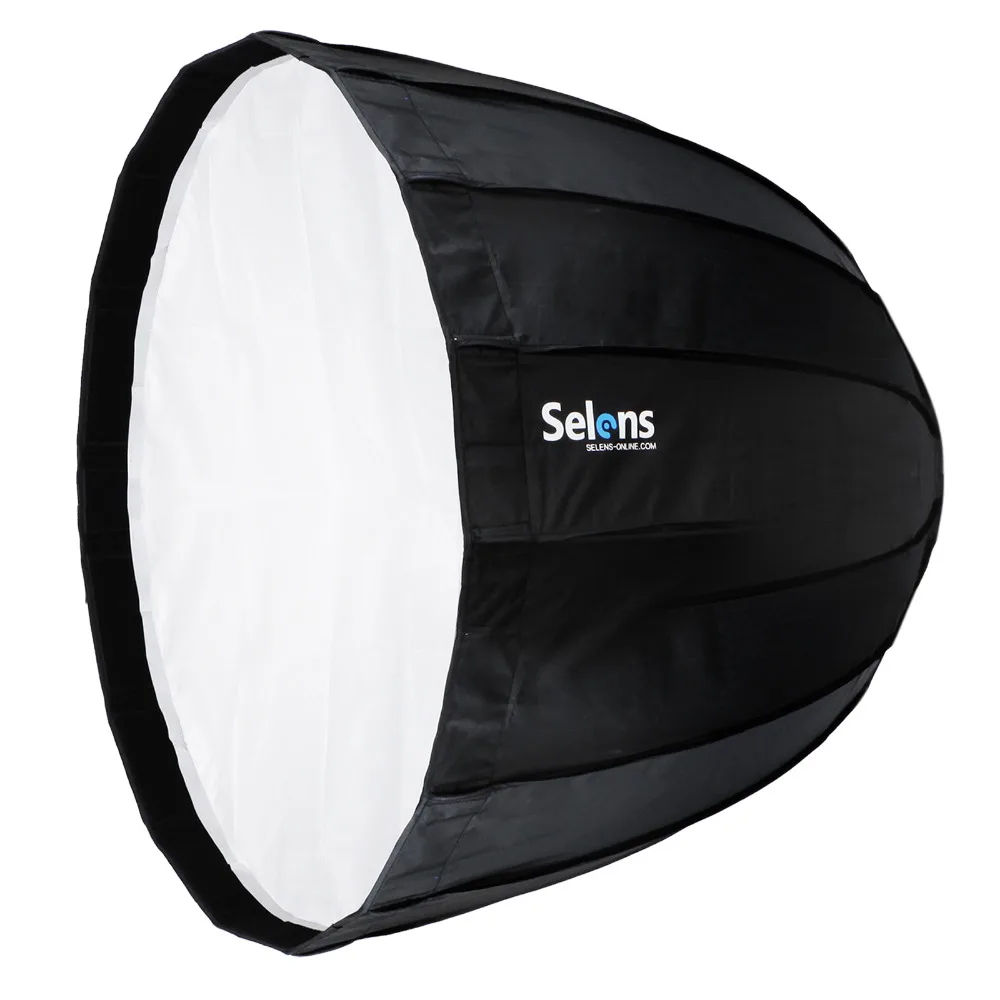 120cm/90cm/105cm 16-Rib Deep Parabolic Umbrella