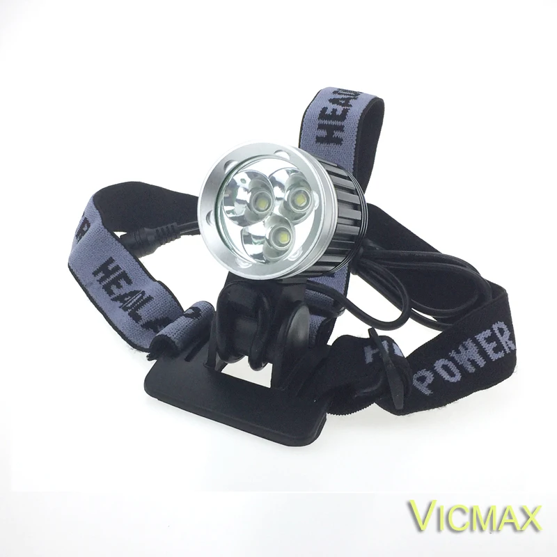 VICMAX 5000 Lumen Lampe Frontale 3 XML T6 LED Bicycle