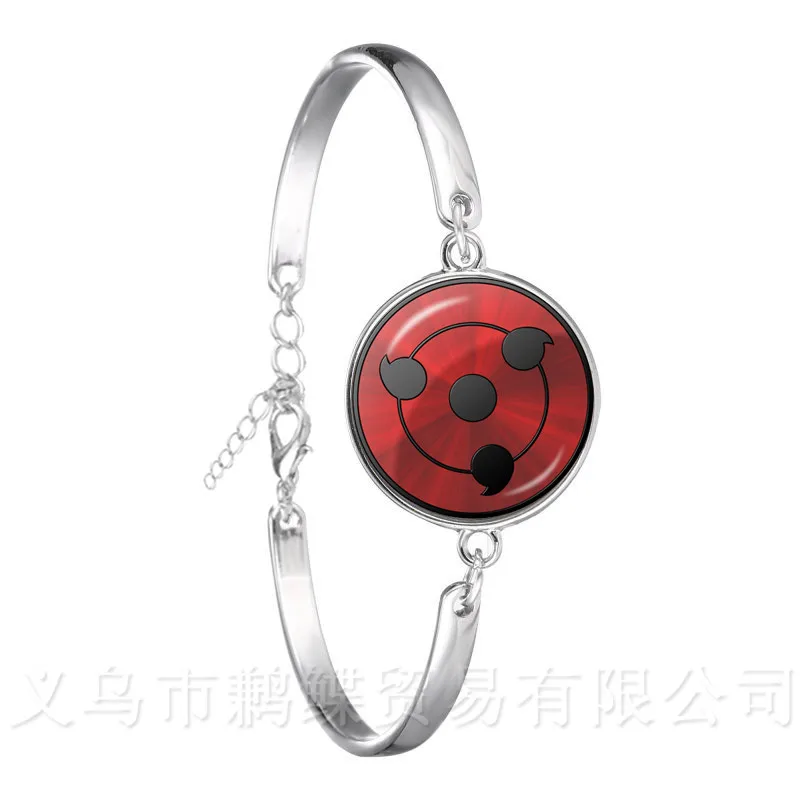 Японский браслет Наруто ювелирные изделия Учиха Саске Шаринган удзумаки красный