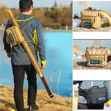 Новое поступление, многофункциональные рыболовные сумки цвета хаки, переносная рыболовная удочка, сумка для рыболовных снастей, сумки для приманки, уличная рыболовная поясная сумка