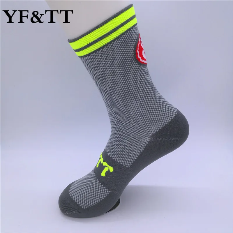YF& TT, высокое качество, профессиональный бренд, спортивные носки, Coolmax, дышащие, шоссейные, велосипедные носки, для спорта на открытом воздухе, гоночные велосипедные носки