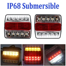 ^^Best Offers 2 Pcs Rear Tail Lights LED Submersible Trailer Tail Lights Kit Boat Marker Truck Waterproof ^^Best Offers 2 Pcs Rear Tail Lights LED Submersible Trailer Tail Lights Kit Boat Marker Truck Waterproof