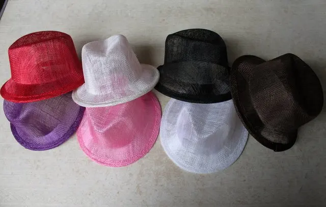 Черная шапка Sinamay Top Hat Mini Top Hat чародейная шляпа оптом и в розницу