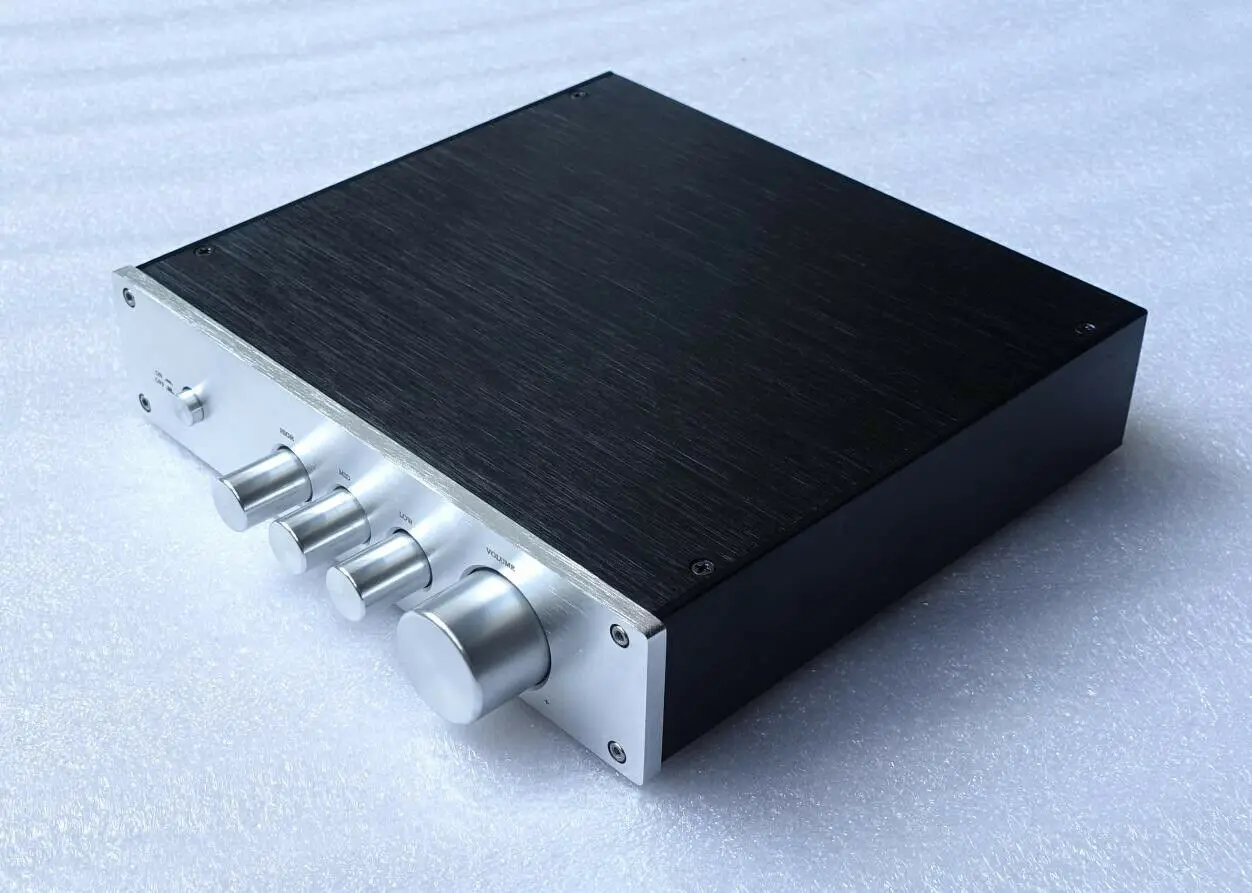 ZEROZONE Aluminum Preamp Chassis Enclosure /case DIY Preamplifier Box