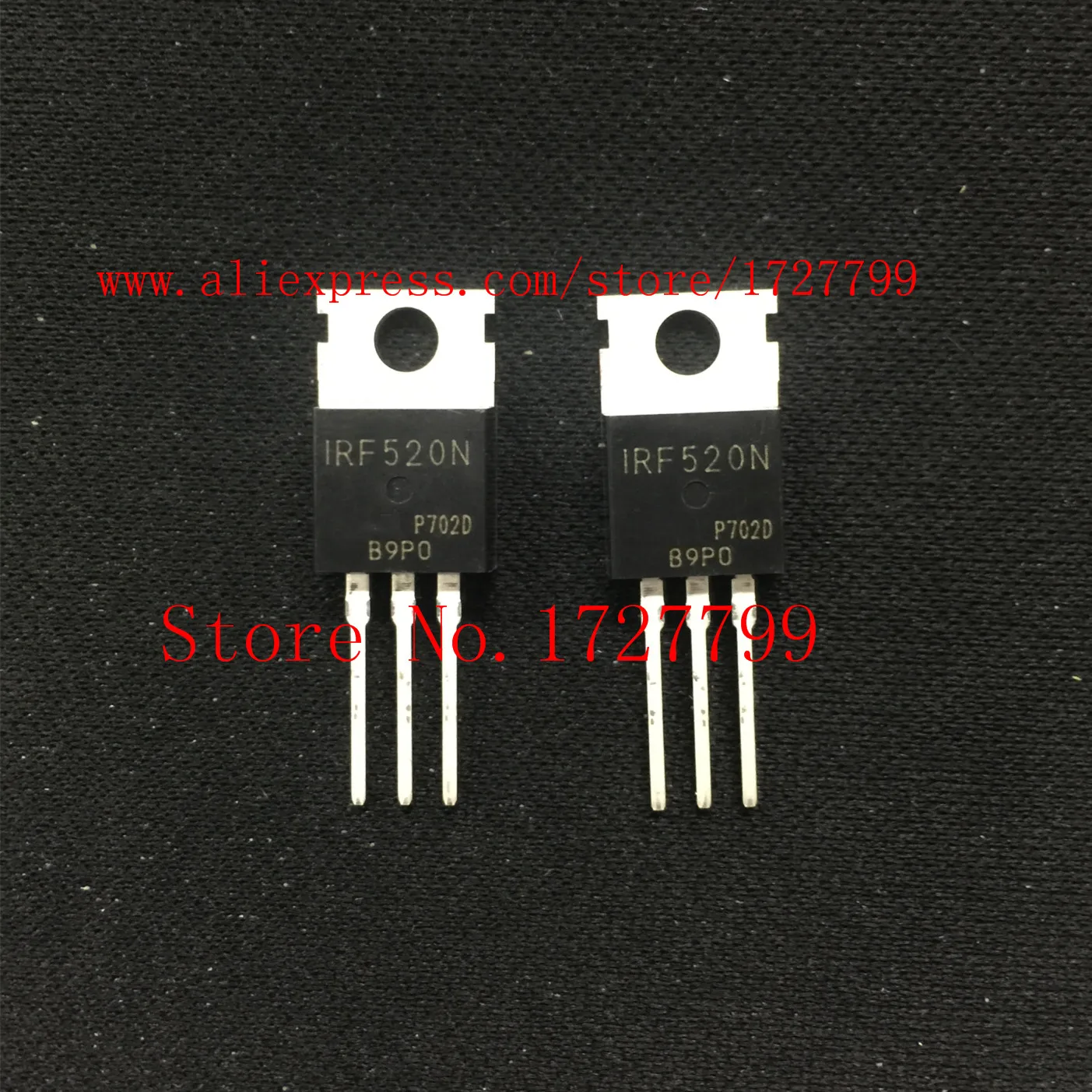 10pcs/lot IRF520 IRF520N IRF520NPBF TO 220 100%new-in Integrated ...