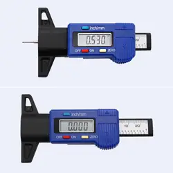 Автомобильный цифровой шины Глубина рисунка протектора шины тестер Датчик измеритель суппорт Инструмент ЖК-дисплей Дисплей мониторинга