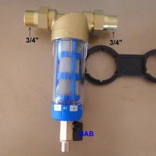 3/" дюймовый CW617N латунный фильтр для предварительной очистки воды/весь дом обратного осадочных отложений 40 микрон сетка из нержавеющей стали-высокое качество