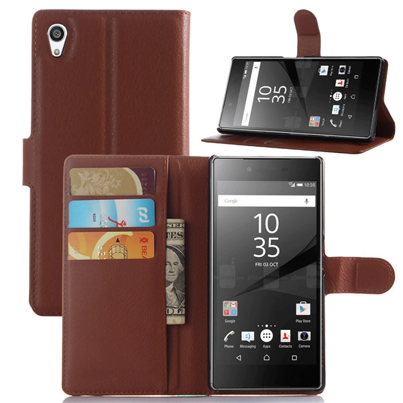 

Wallet Leather Capas Case For Sony Xperia Z5 Premium E6833 E6853 E6883 Phone Bag Case Luxury Flip Cover For Sony Xperia Z5 Plus
