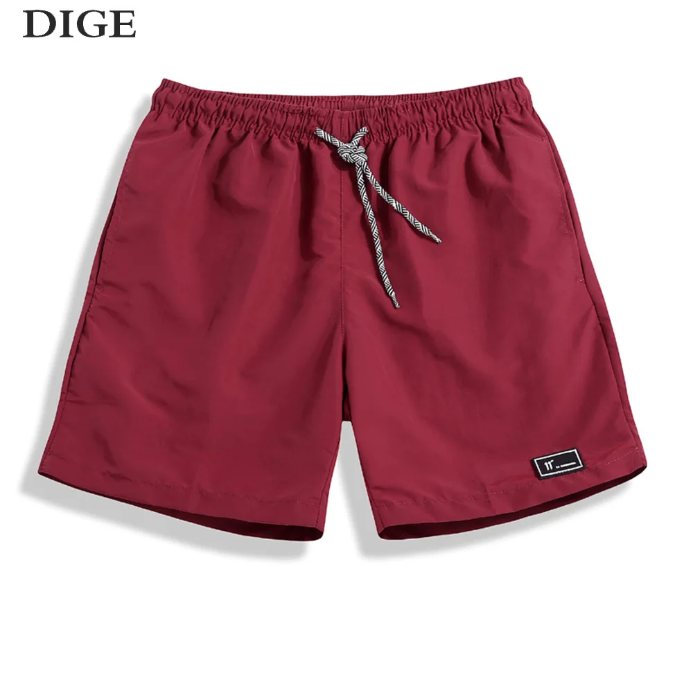 

2019 New Summer Shorts Men Breathable Casual Shorts Mens Bermuda Knee Length Elastic Waist Beach Shorts Male Big Size DK18005