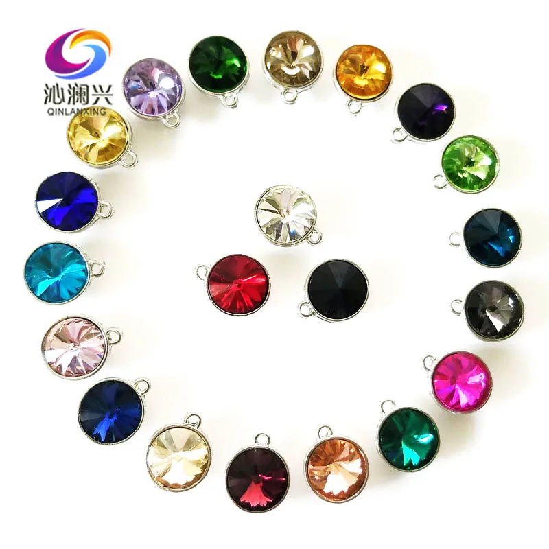 

Free shipping 12mm Satellite shape Crystal glass rhinestones,sew on pointback stone with hole Diy Clothing accessories