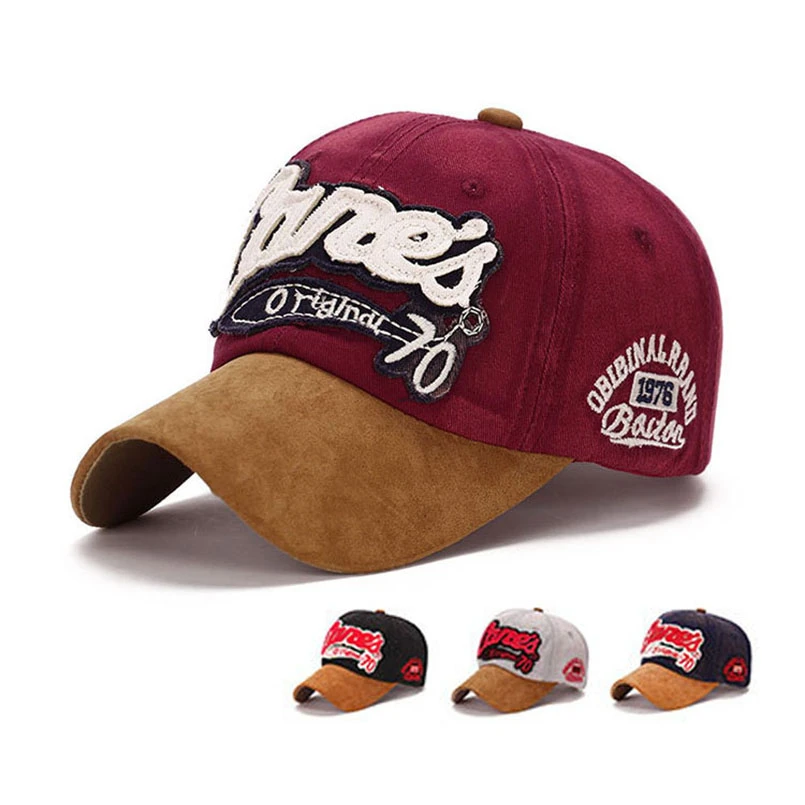 2019 весна унисекс хлопок бейсболки с вышивкой буквы Мальчики Snapback папа шляпы