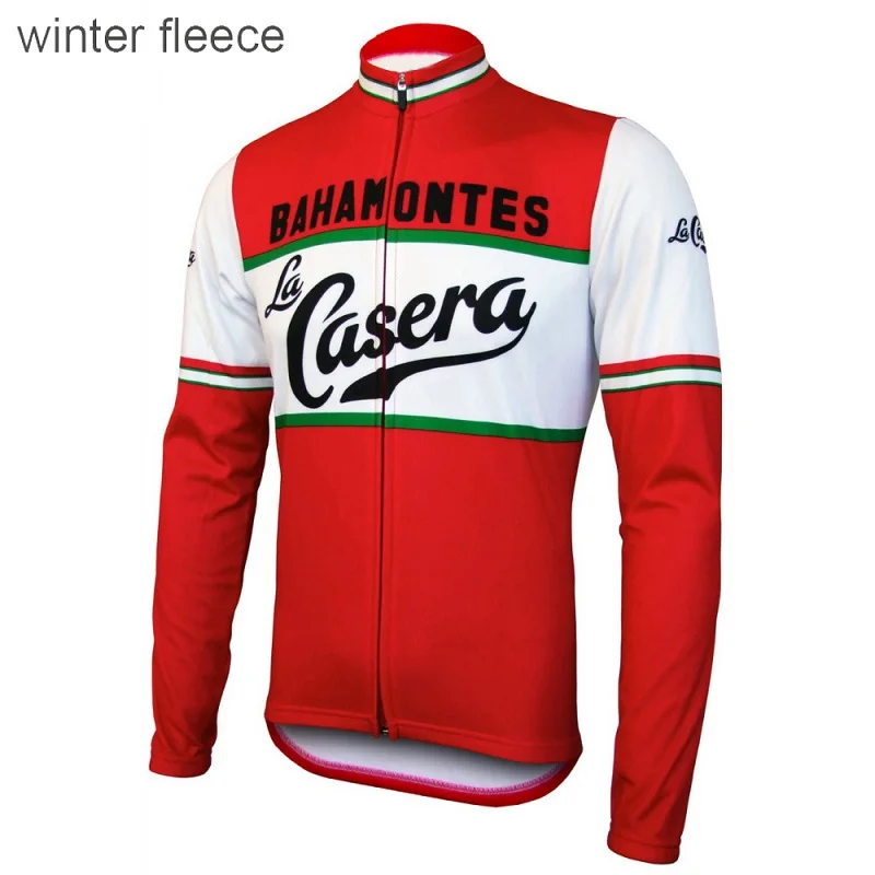 Зимняя флисовая велосипедная футболка с длинным рукавом, велосипедная одежда, теплая ветрозащитная одежда для велоспорта, ropa Ciclismo, несколько вариантов - Цвет: men long sleeve