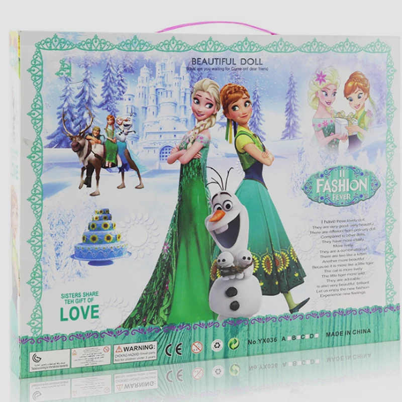Disney 2019 New Doll Dress Frozen Snow Queen Princess Dolls Toy Fashion Casual Wear Handmade Cloth Outfits-Accessories Best DIY Disney 2019 New Doll Dress Frozen Snow Queen Princess Dolls Toy Fashion Casual Wear Handmade Cloth Outfits-Accessories Best DIY