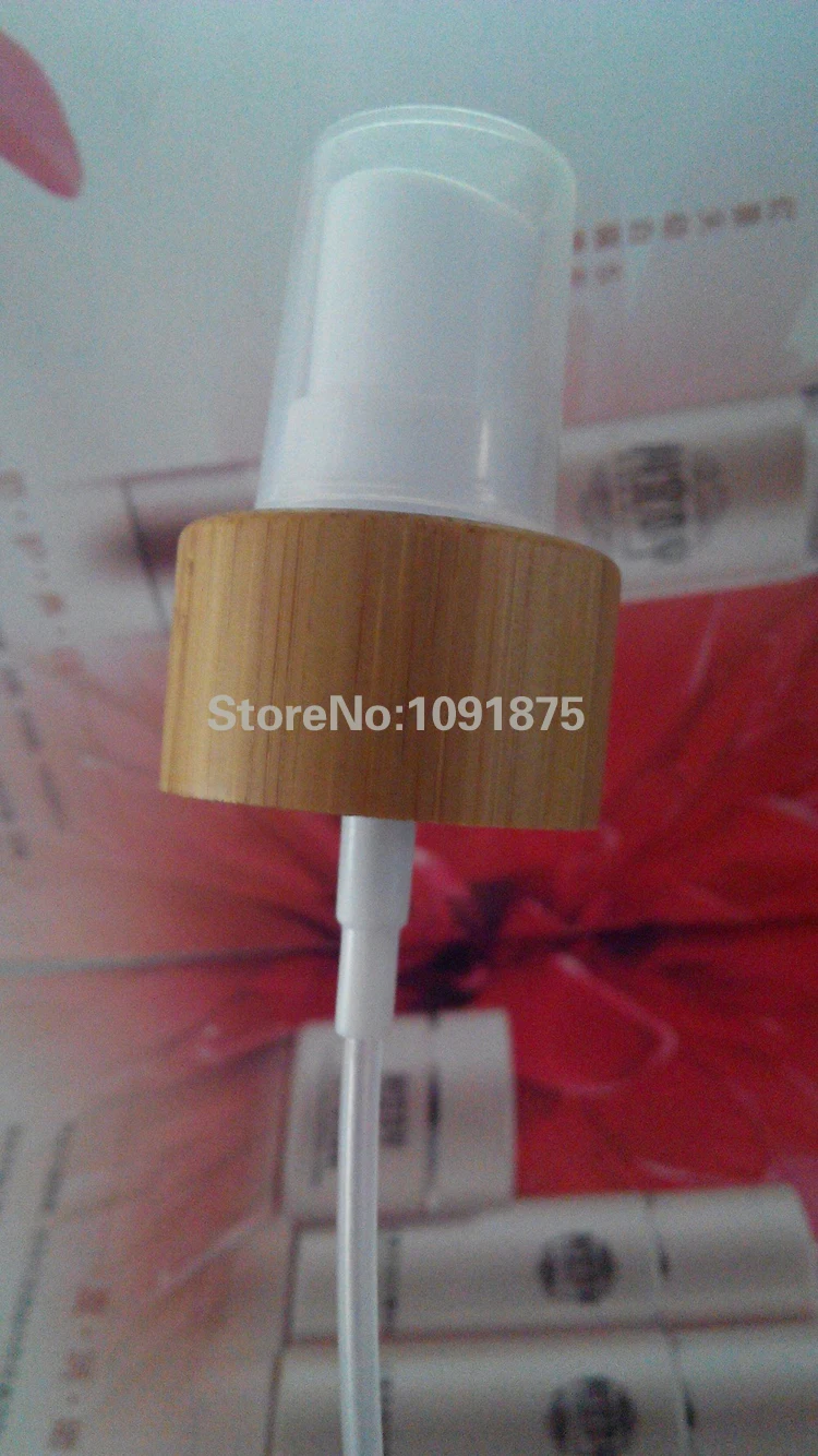 

Free shipping 10 pcs/lot 24/410 bamboo pump sprayers for lotion bottles, plastic bottles, glass bottles, aluminum bottles etc
