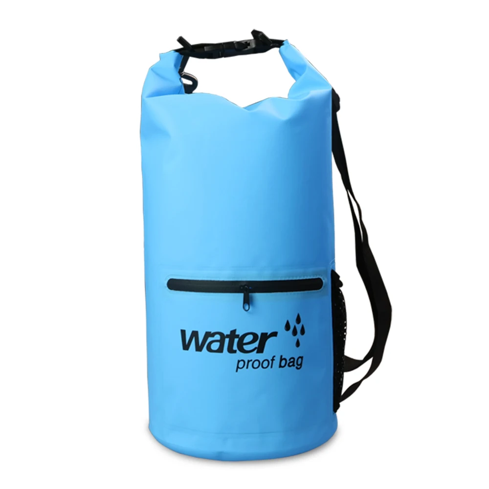 10L/20L Открытый Водонепроницаемый сухой мешок дайвинг сумки для мусорных мешков-топ мешок водонепроницаемый плавающий мешок с водонепроницаемым футляром для телефона
