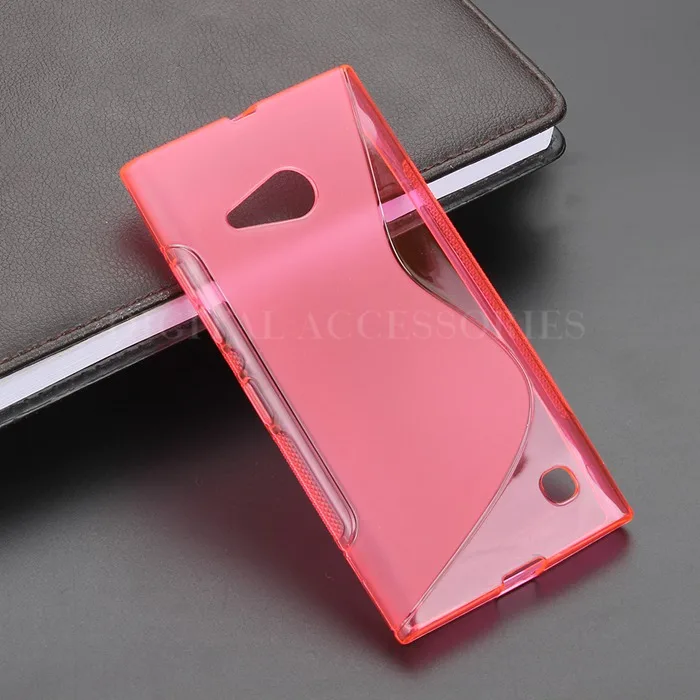 8 цветов S Line гелевый ТПУ тонкий мягкий анти Лыжный чехол задняя крышка для Nokia 730 735 Lumia 730 735 мобильный телефон резиновый силиконовый чехол