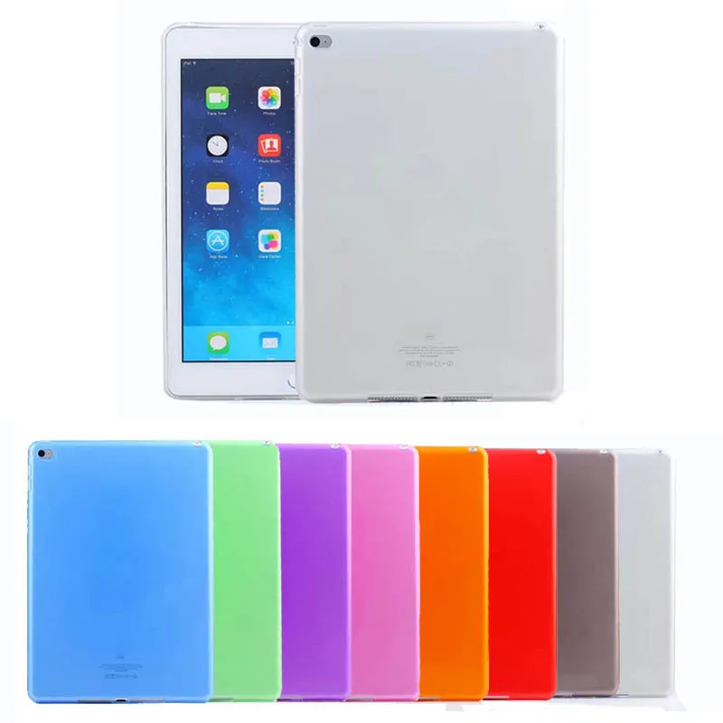 

2017 New TPU Thin Scrub Back Case Cover Silicone For iPad Air 2 2nd Gen 6 Kimisohand