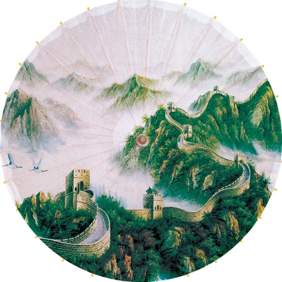 

Бесплатная доставка, весенний пейзаж Великой стены, Зонт от дождя и зонтик диаметром 84 см, зонт из промасленной бумаги