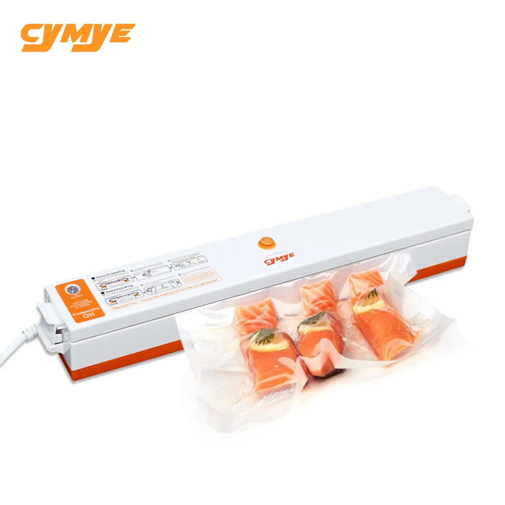 CYMYE Food Vacuum Sealer Packaging Machine 220V including 15Pcs bag can be use for Sous Vide