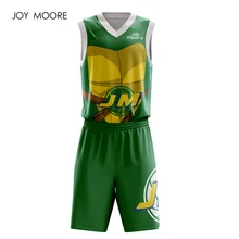 Зеленый цвет баскетбольная форма колледж баскетбольный жилет на заказ