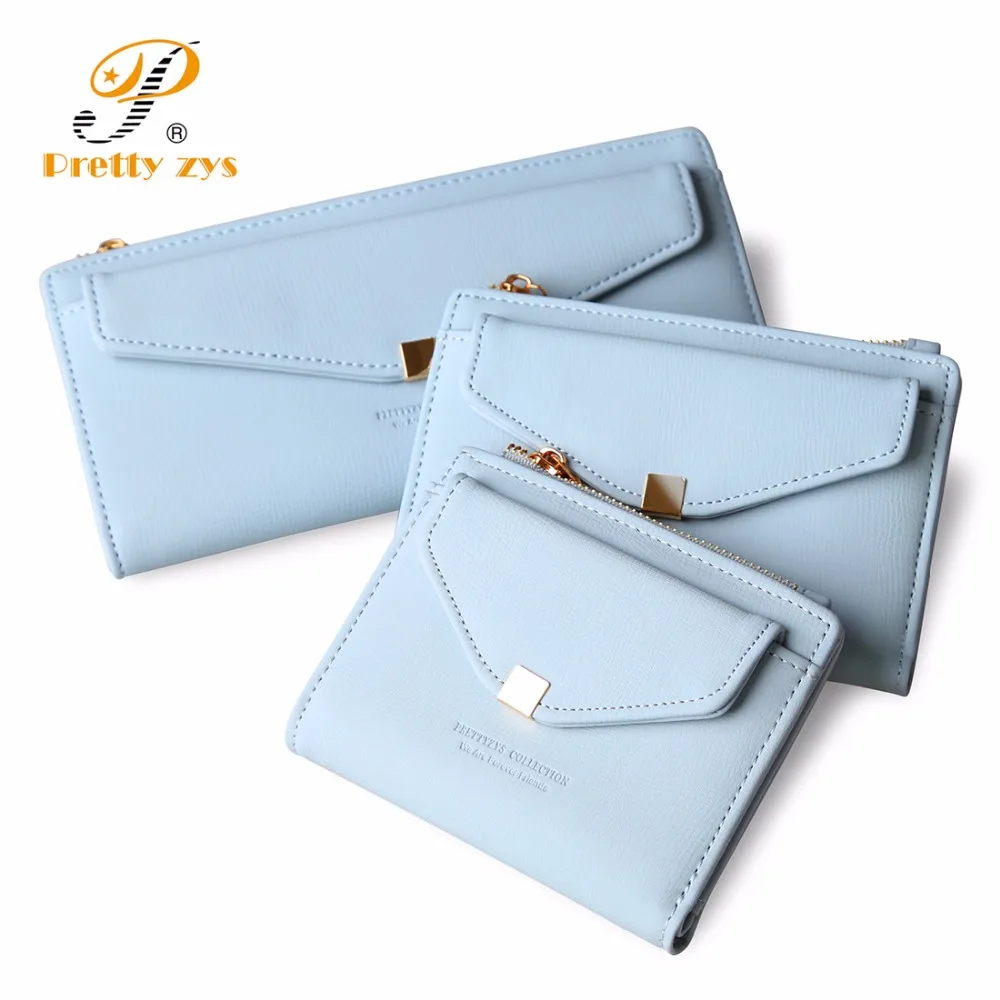 

3 SIZE Latest Brand Women Leather Wallet Female Small Long Zipper Change Hasp Purse Female Phone Card Holders For Girls Carteras