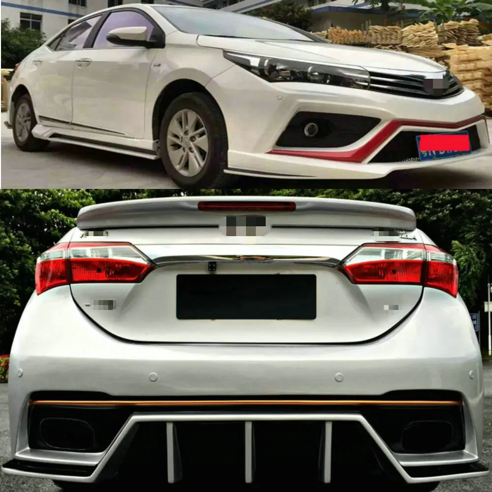Полипропиленовый/строительный боди для автомобиля Corolla передний и задний бампер