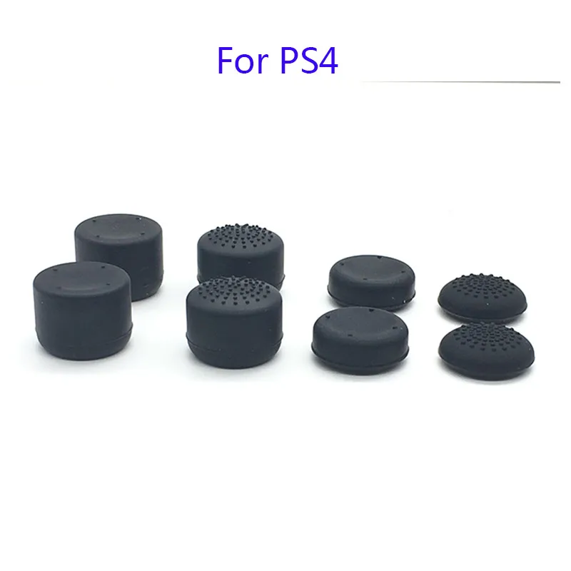 70 компл. 8 в 1 резиновая силиконовая крышка Thumbstick Thumb Stick чехол кожа рукоятки для джойстика для playstation 4 PS4 беспроводной Contr