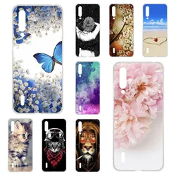 На Алиэкспресс купить чехол для смартфона tpu cases for xiaomi mi cc9 case silicone floral painted bumper for xiaomi mi a3 lite xiaomi mi cc9mt meitu edition cases covers
