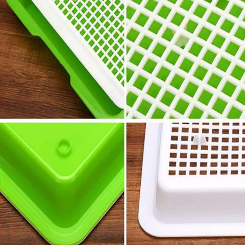 Sprouter Nursery Tray Double-layer Soilless Culture Beans Hydroponic Nursery Tray Hidroponia Seedling Tray Garden Supplies